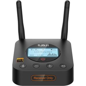1Mii B06Pro+ Hi-Res Bluetooth Audio‎ Adapter LDAC aptX HD AUX Optical Receiver